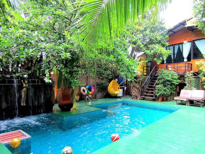 Hôtel pour 10 personnes, avec terrasse et jardin, animaux acceptés dans Saraphi - 3