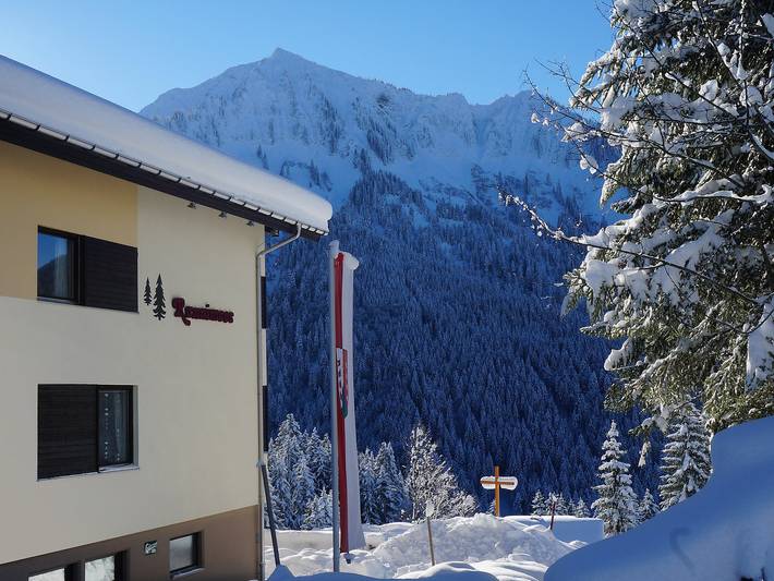 Ferienhaus für 17 Personen, mit Garten und Terrasse sowie Ausblick, mit Haustier in Vorarlberg