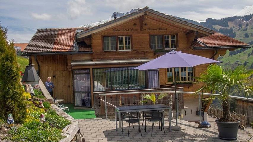 Ferienwohnung für 2 Personen, mit Garten in Frutigen
