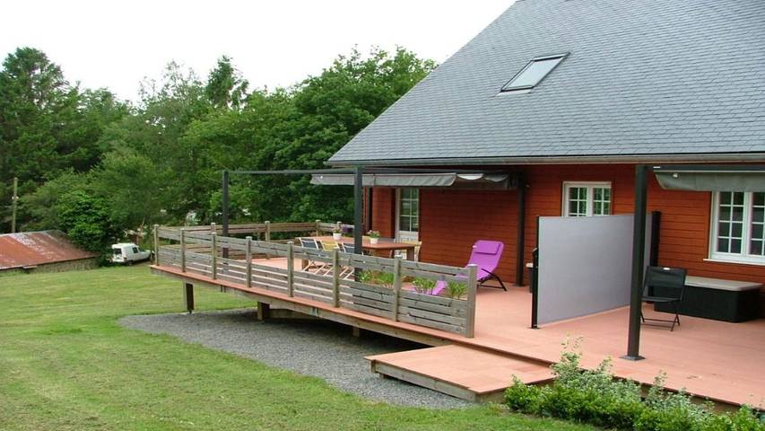 Location de vacances pour 5 personnes, avec vue et jardin, adapté aux familles à Saint-Pierre-Langers - 4