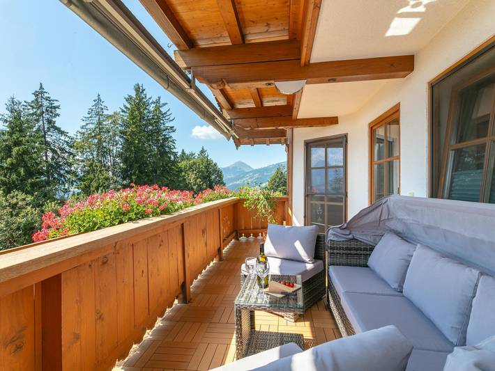 Geheel appartement, Exclusief vakantieappartement met bergzicht in Kirchberg in Tirol, Kaisergebirge