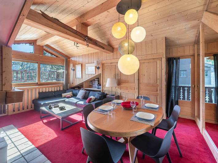 Chalet pour 4 personnes, avec terrasse dans Courchevel 1850