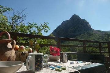 Gîte pour 4 personnes, avec balcon, animaux acceptés dans Gorges Du Verdon Rougon