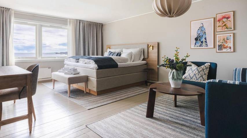 Hotel für 2 Personen, mit Terrasse und Whirlpool sowie Garten und Sauna in Grimstad - 3