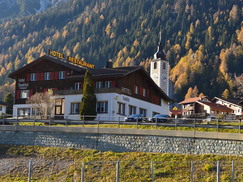 Hotel Seeblick - Einzelzimmer mit Dusche/Wc in Sufers, Hinterrhein