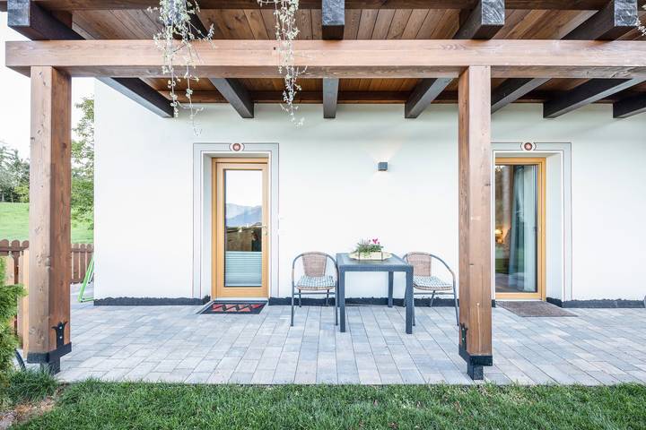 Ganze Wohnung, Ferienwohnung "Peterbühel Gfliererhof" mit Bergblick, Wlan & Terrasse in St. Anton (Völs am Schlern), Völs am Schlern