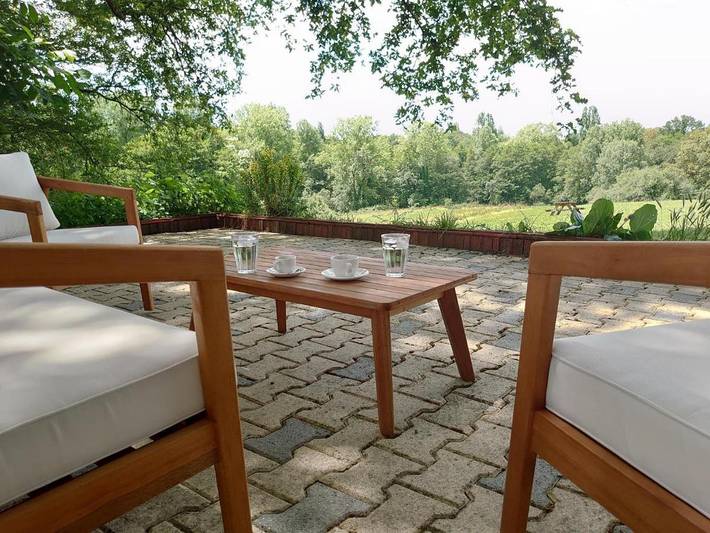 Location de vacances pour 4 personnes, avec piscine ainsi que jardin et vue à Panjas - 3