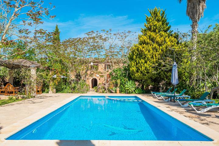 Finca mit Pool für 8 Personen, mit Kinderpool und Sauna sowie Garten, mit Haustier in Felanitx - 4