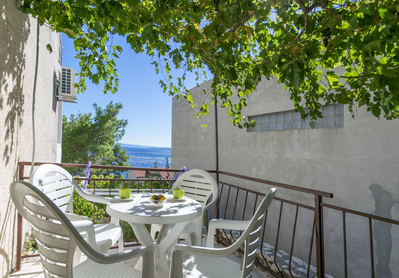 Vakantiewoning voor 3 Personen in Brela, Split-Dalmatië