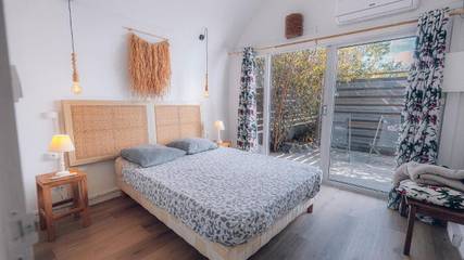 Location de vacances pour 4 personnes, avec jardin dans Plage de l'Hermitage