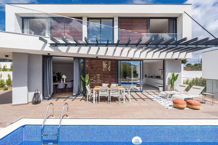 Villa pour 6 personnes, avec balcon et jardin à Sintra