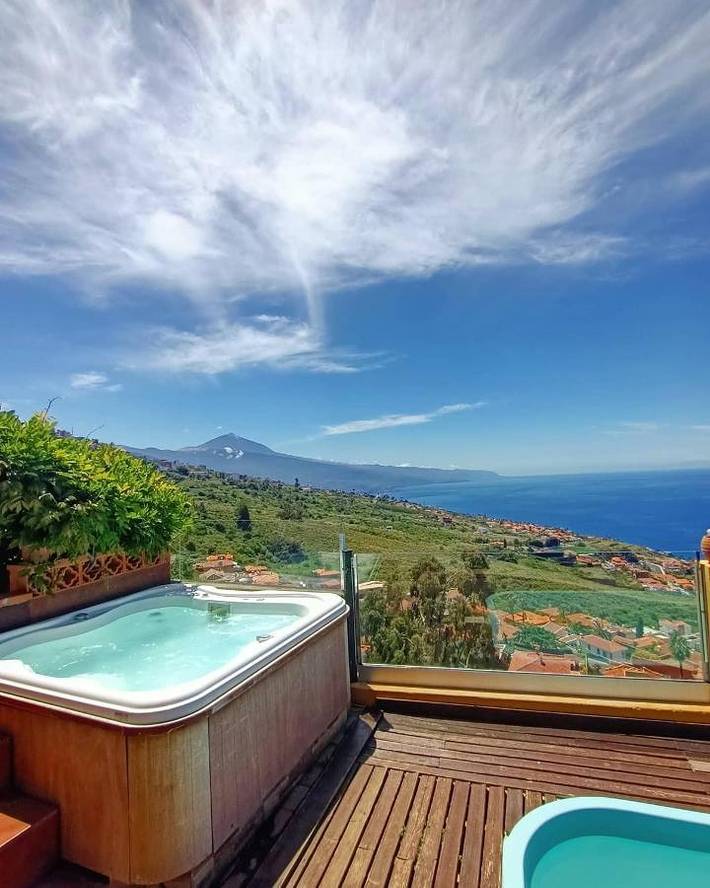 Ferienwohnung für 2 Personen, mit Garten und Ausblick sowie Pool auf Teneriffa Nord - 4