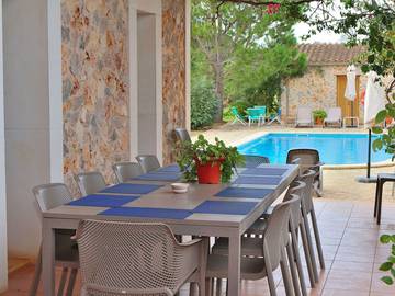 Chalet in Búger, Interior de Mallorca für 11 