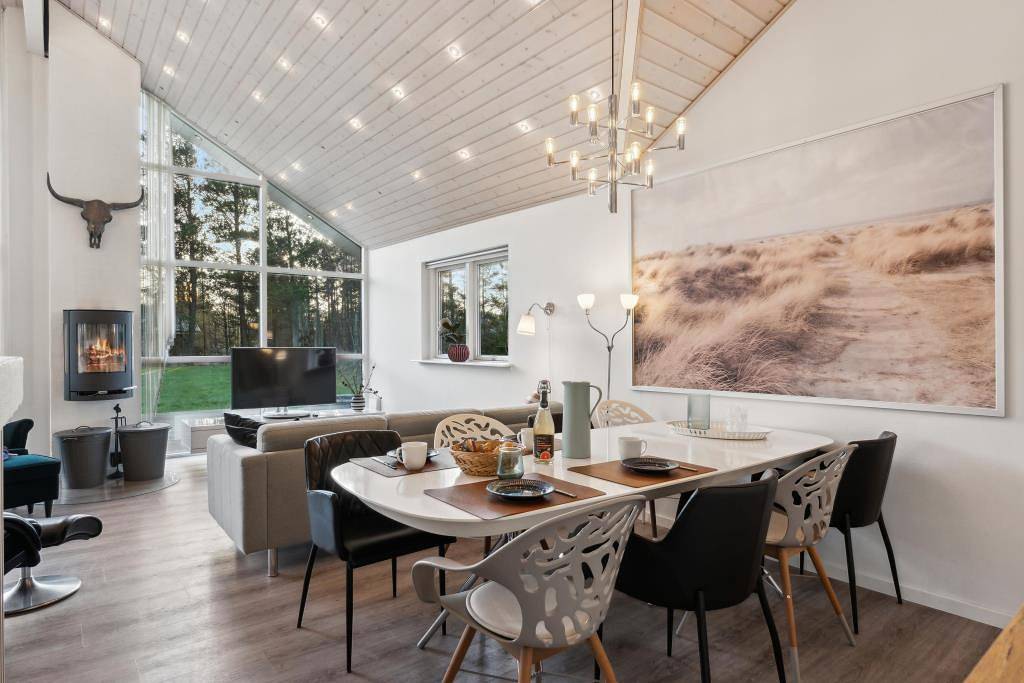 Ferienhaus in malerischer Umgebung, Wellness, Gemütlichkeit und Leben im Freien. in Lodbjerg Hede, Ringkøbing