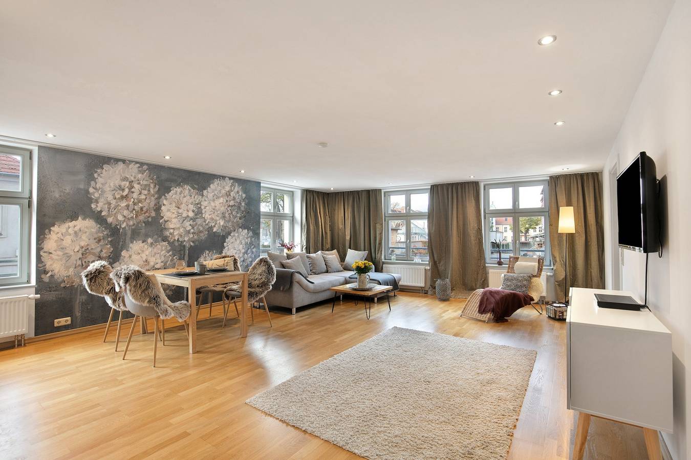 Ganze Wohnung, Ferienwohnung 'Klosterperle' mit Wi-Fi in Neuruppin, Ruppiner Seenland