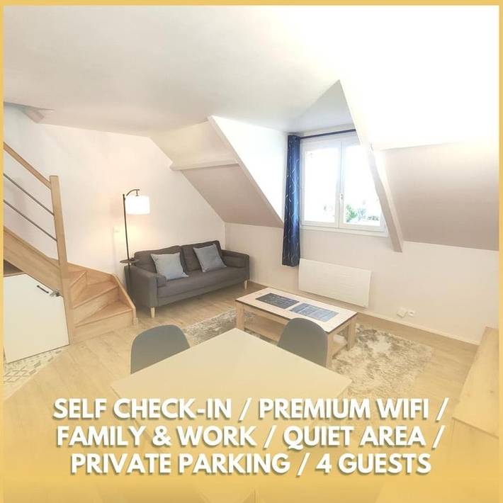 Gîte pour 4 personnes à Villeneuve-le-Comte