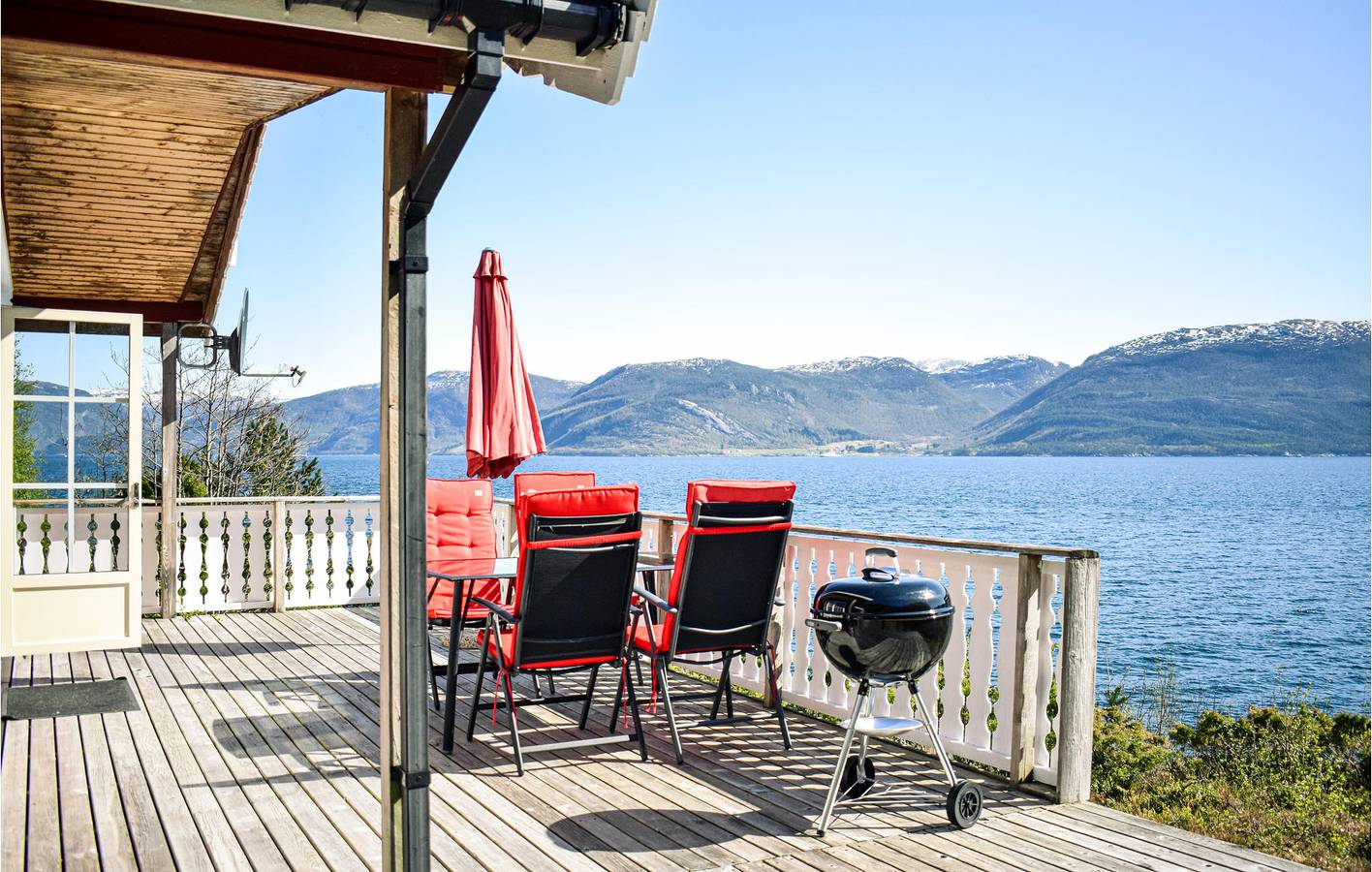Ferienhaus für 6 Personen mit Terrasse in Sognefjord