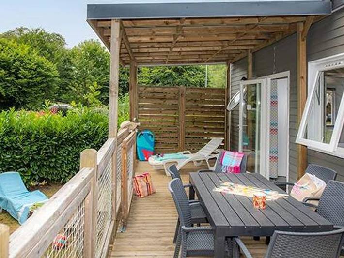 Mobil home pour 6 personnes, avec piscine et bassin pour enfant à Montagnac-Montpezat - 3