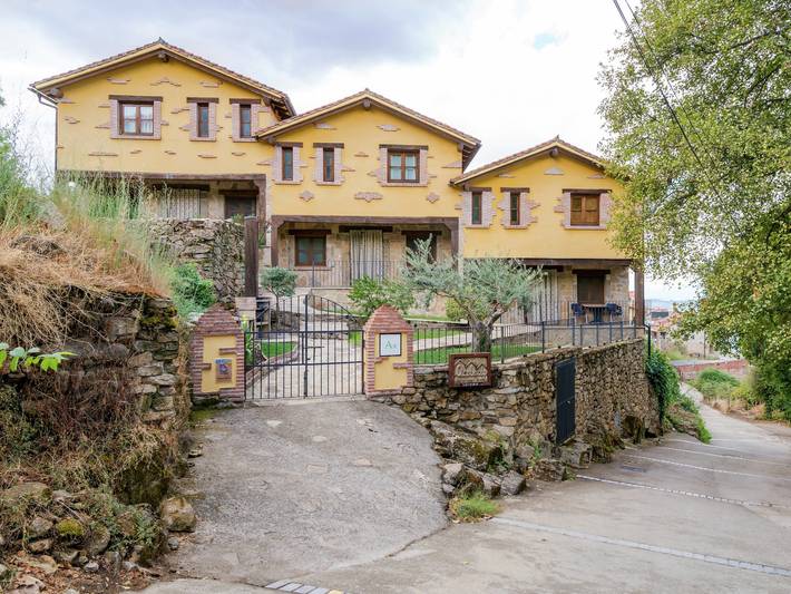 Casa de vacaciones para 2 personas, con Balcón/Terraza y Terraza además de Jardín y Piscina en Extremadura - 3