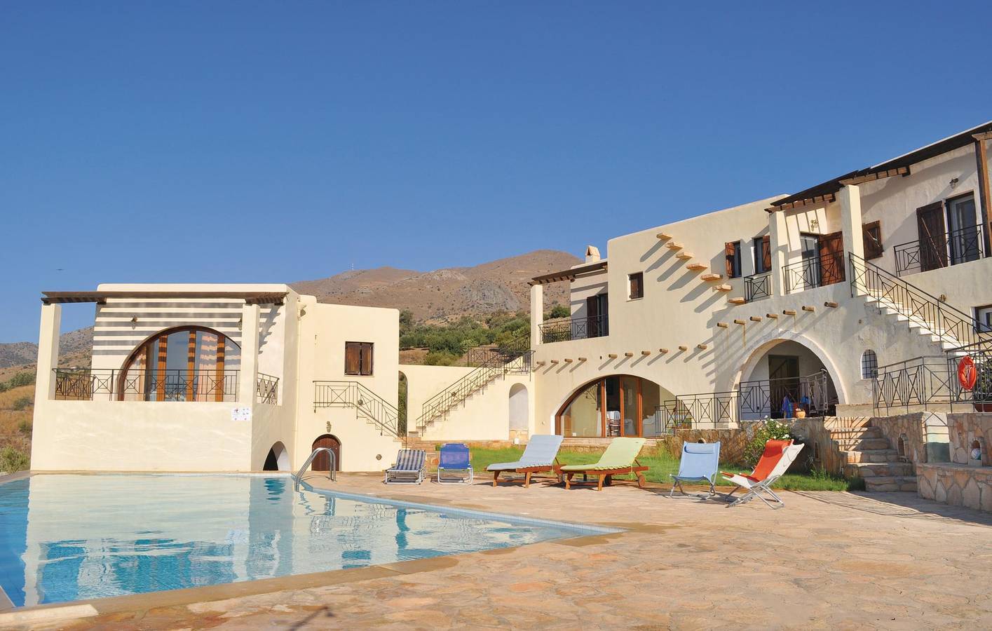 Apartamento junto a la playa con piscina y WiFi in Rethymno und Umgebung