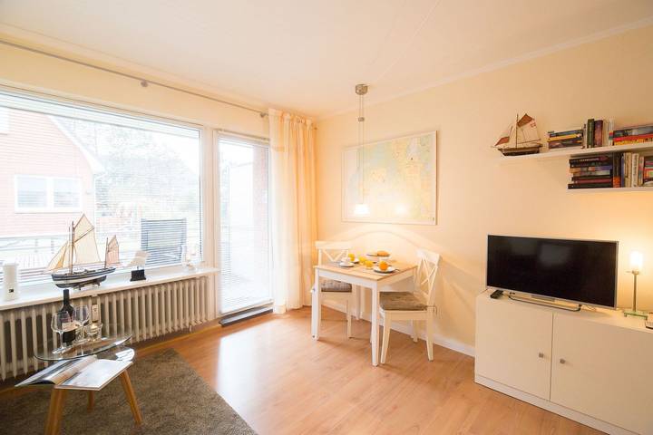 Ferienwohnung für 2 Personen, mit Balkon und Sauna in Wittdün