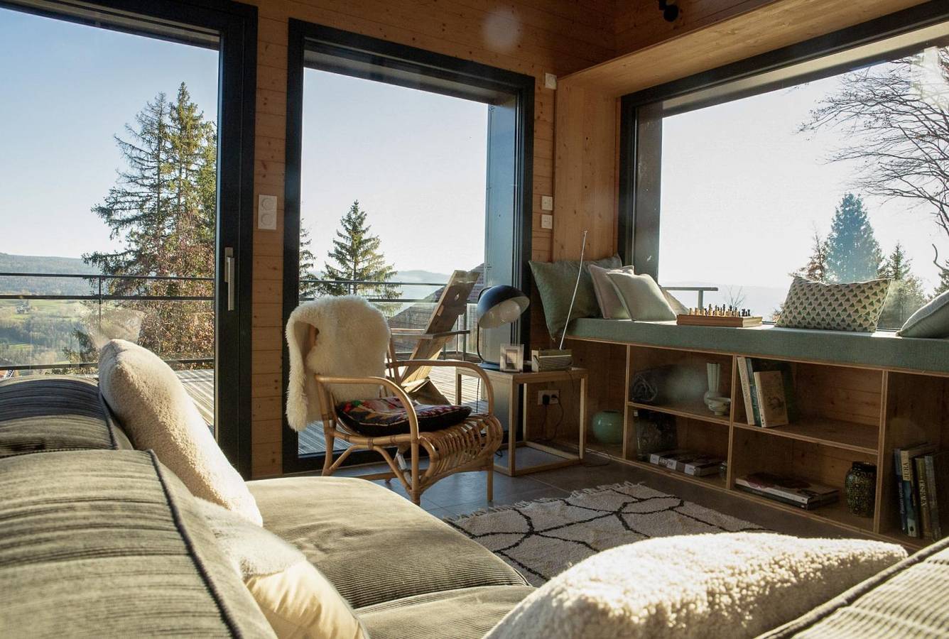 Gîte für 7 Personen mit Terrasse in Foncine-le-Haut, Regionaler Naturpark Hochjura