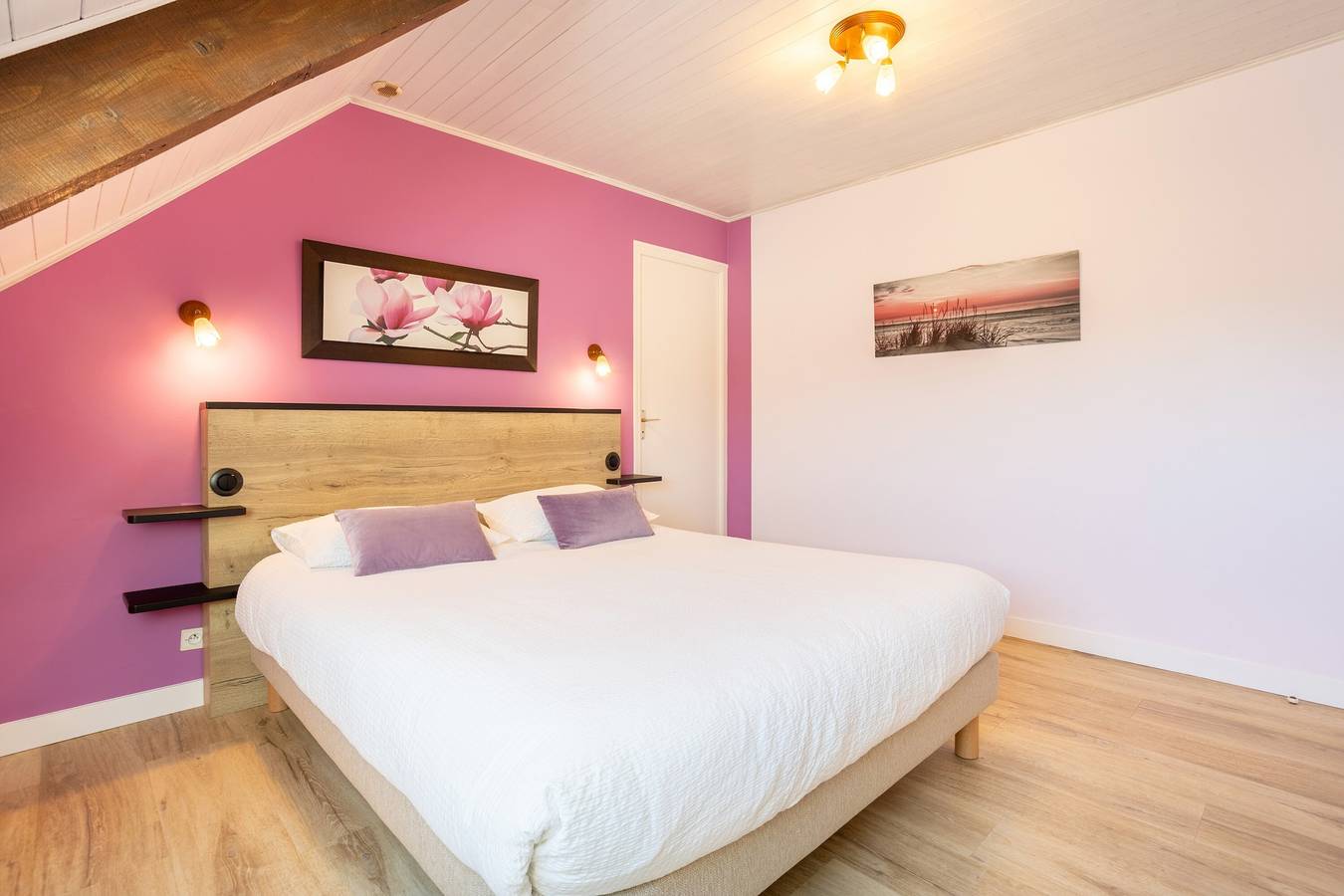 Chambre d’hôte 1 de Kerantum avec une cuisine commune. in Mahalon, Région de Quimper