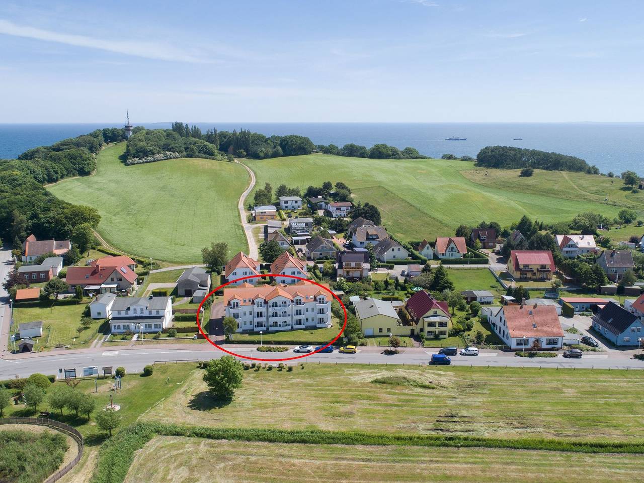 Ganze Ferienwohnung, F: Haus Lotsenberg Whg. C13 mit Balkon in Thiessow, Mönchgut