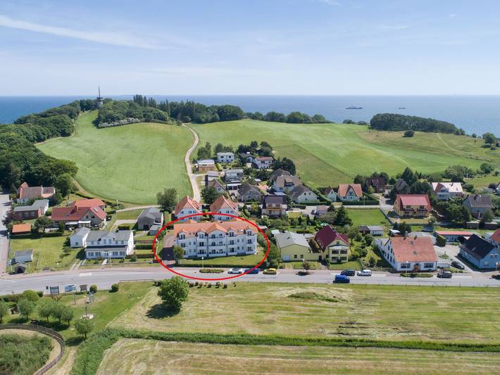 Ferienwohnung für 4 Personen, mit Balkon und Seeblick sowie Ausblick in Thiessow - 2