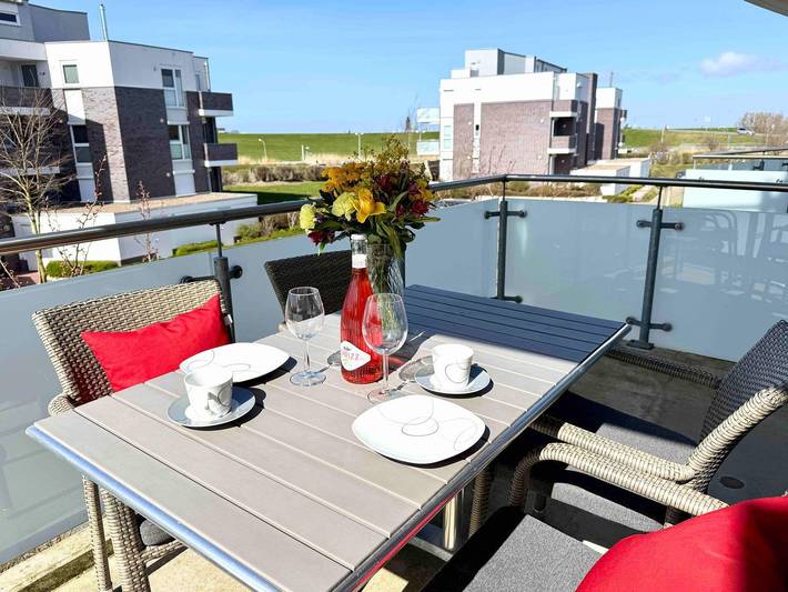 Ferienwohnung für 4 Personen, mit Balkon in Dorum - 2