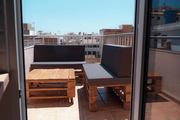Ganze Wohnung, Penthouse apartment on the beach overlooking Albufera with incredible sunsets! in El Perelló (Costa de Valencia), Sueca