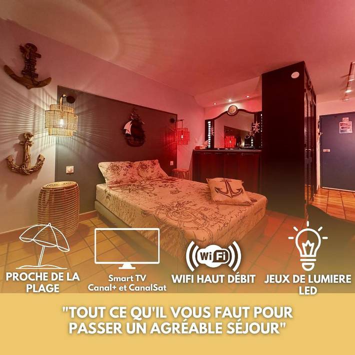 Appart’hôtel pour 2 personnes, avec vue et jardin