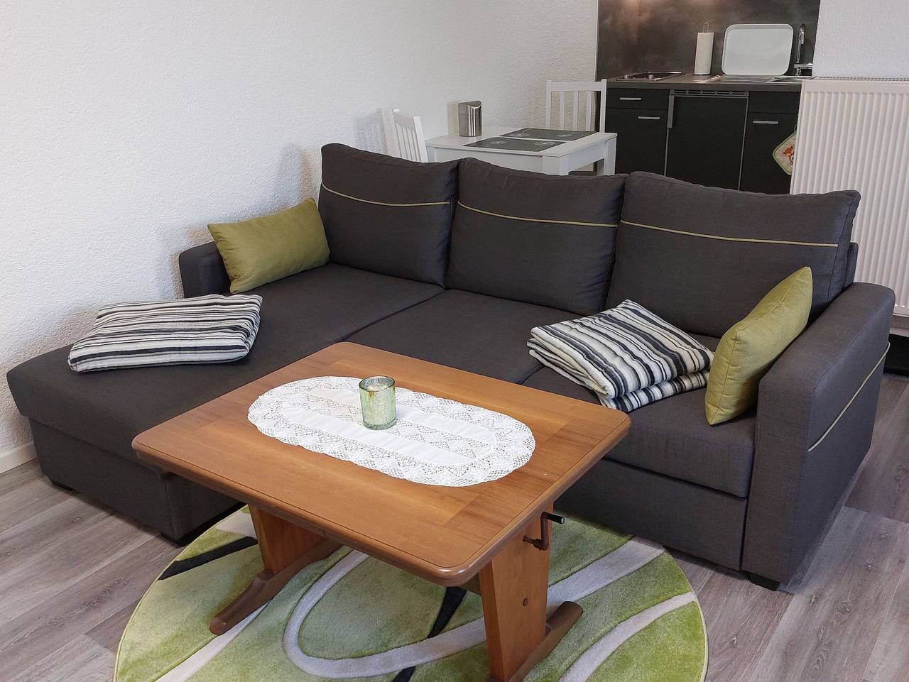 Ganze Ferienwohnung, Ferienhaus für 2 Personen mit Terrasse in Barth, Vorpommern
