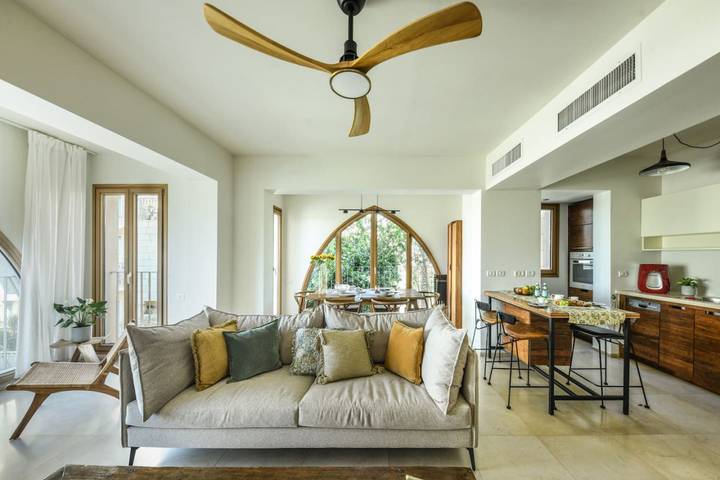 Location de vacances pour 6 personnes, avec sauna et piscine, adapté aux familles à Tel Aviv