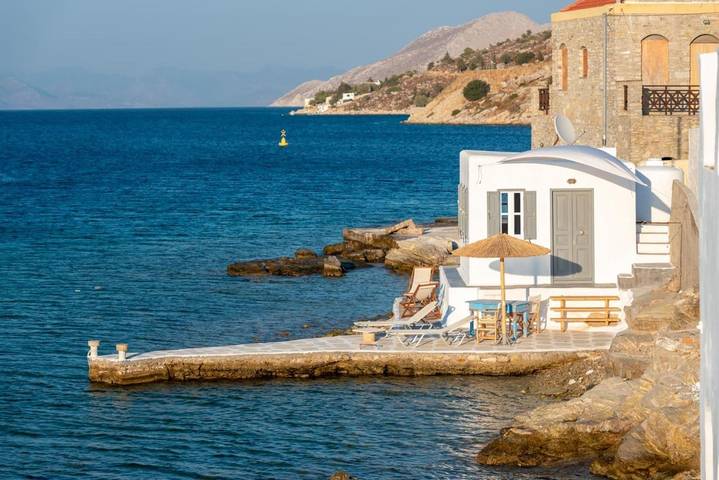 Location de vacances pour 2 personnes, avec terrasse et vue dans Symi - 3
