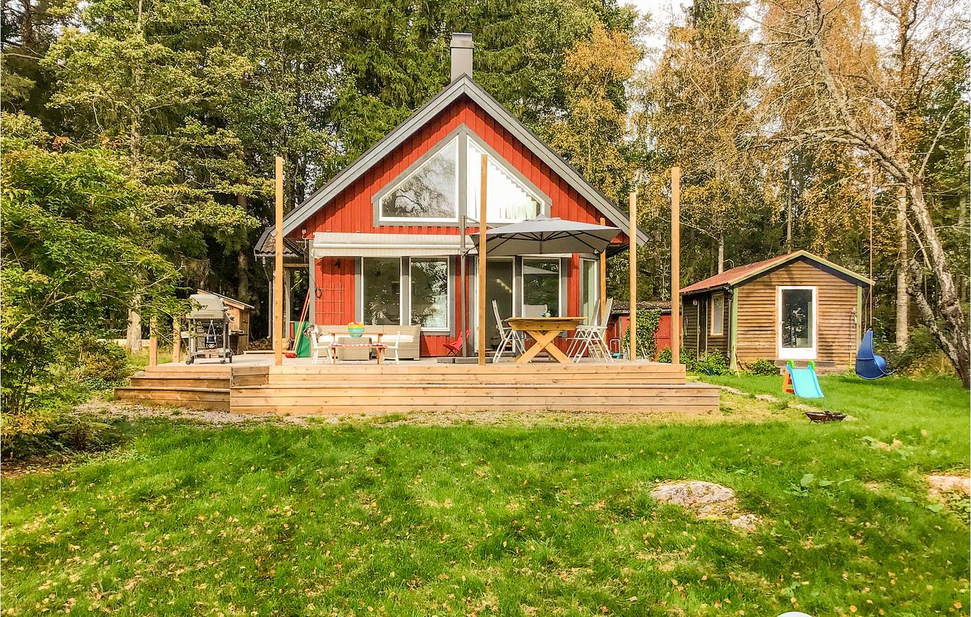 Ferienhaus für 5 Personen mit Terrasse in Stockholm und Umgebung