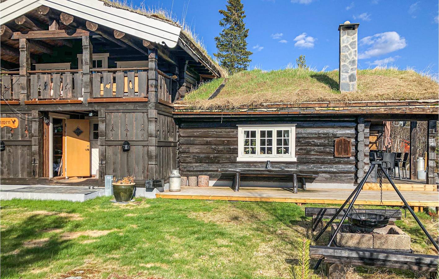 Ferienhaus für 8 Personen mit Terrasse in Jotunheimen