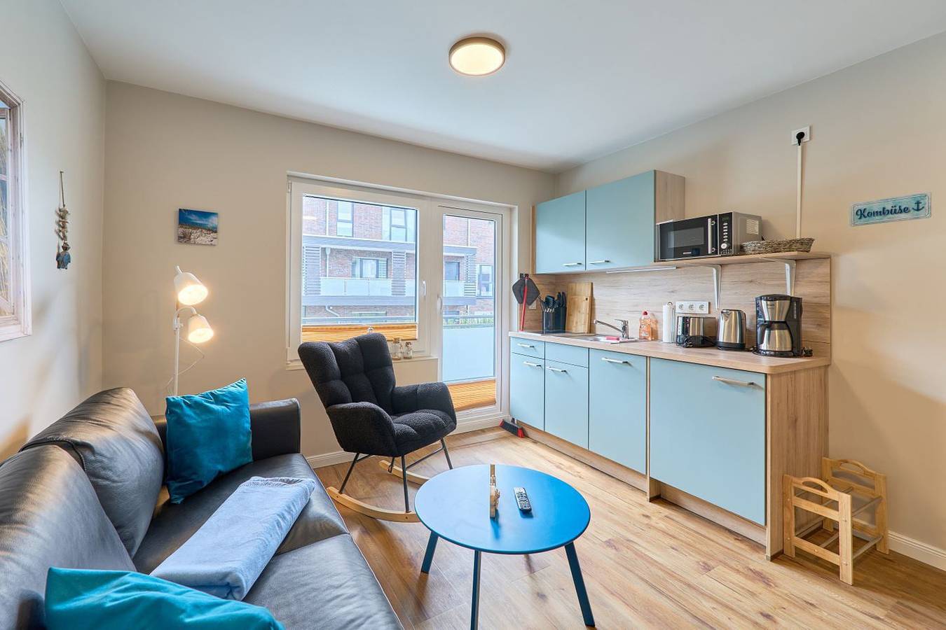 Ganze Wohnung, Modernes Appartement am Sandstrand von Grömitz mit Balkon und Komfortausstattung in Grömitz, Ostholstein