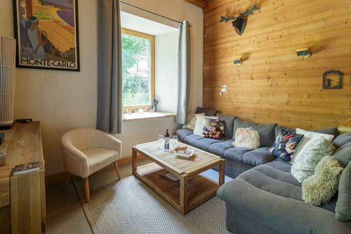 Gîte pour 4 personnes, avec balcon et balcon/terrasse dans Office De Tourisme De La Vallee Blanche - 4