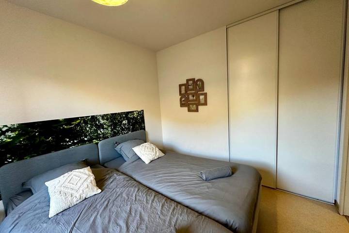 Maison de vacances pour 5 personnes, avec piscine et balcon, animaux acceptés
