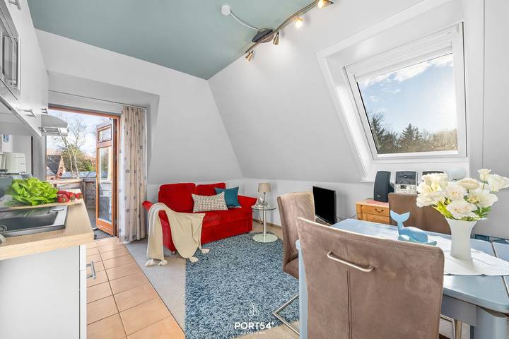Ganze Wohnung, Gemütliches Apartment "Eiderseeschwalbe Ii" mit Balkon und Gartenblick in Sankt Peter-Ording in St. Peter-Bad, St. Peter-Ording