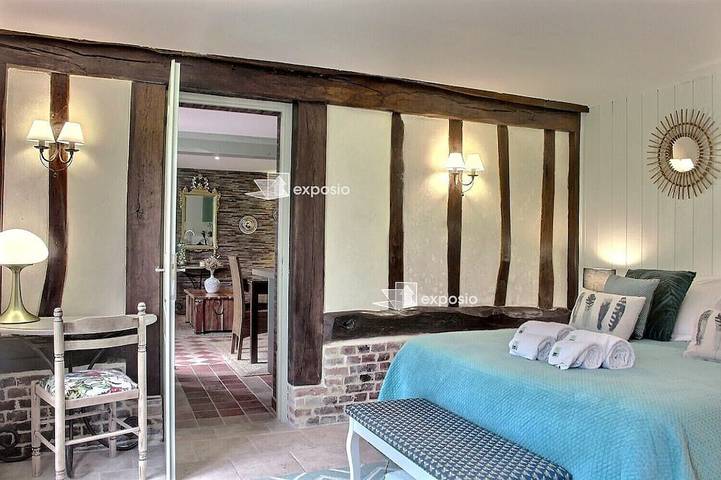 Gîte pour 4 personnes, avec balcon ainsi que jardin et sauna à Les Champeaux - 4