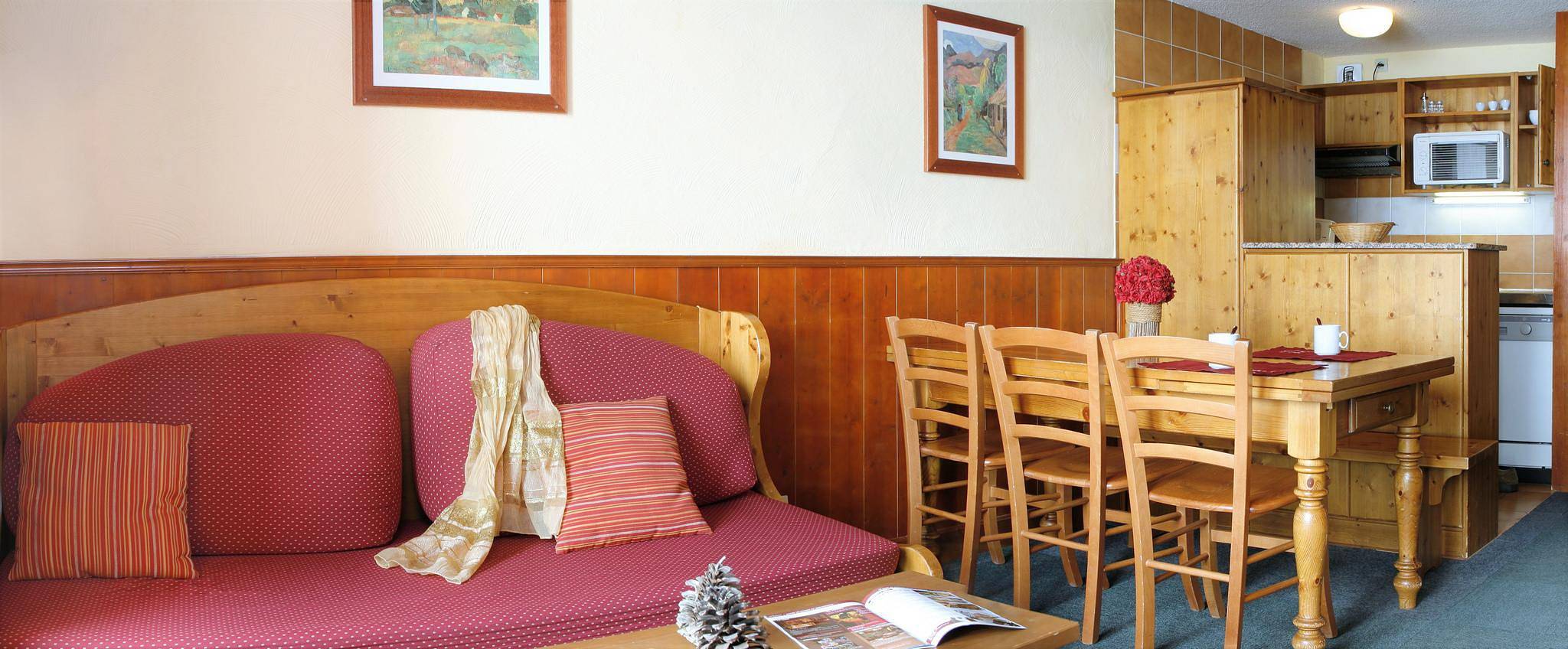 Apartamento entero, Résidence le Cheval Blanc - Apartamento 2 piezas cabina para 6 personas (Privilegio) in Val Thorens, Les Trois Vallées