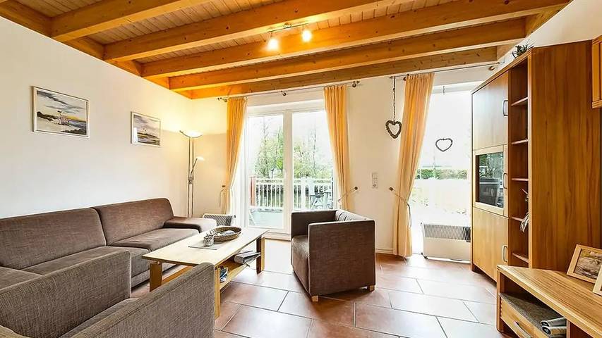 Ferienhaus mit Meerblick für 6 Personen, mit Terrasse und Sauna in Schillig - 3