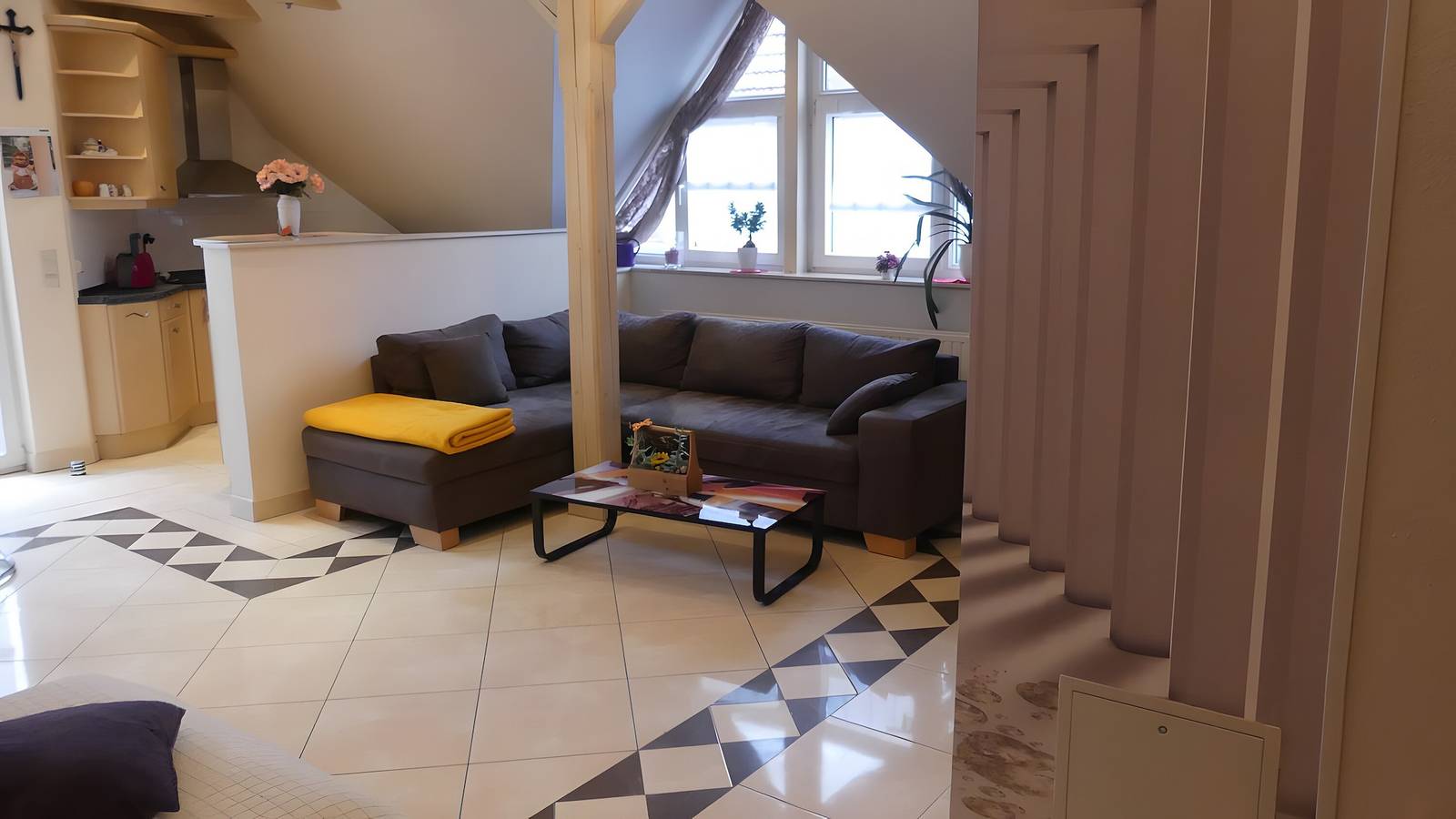 Ganze Wohnung, Apartment für 6 Personen, 110 m², mit privatem Pool, Terrasse und Wlan in Kefferhausen, Region Eichsfeld