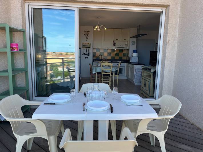 Chalet pour 4 personnes, avec Balcon ainsi que Terrasse et Piscine à Gruissan - 4