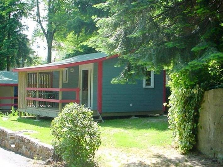 Camping Les Sources  - Chalet 5 personen - Chalet Confort Luxe mit Terrasse und Klimaanlage in Saint-Jean-du-Gard, Cevennen
