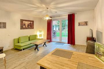 Ferienwohnung für 3 Personen, mit Terrasse und Garten in Burg (Spreewald)