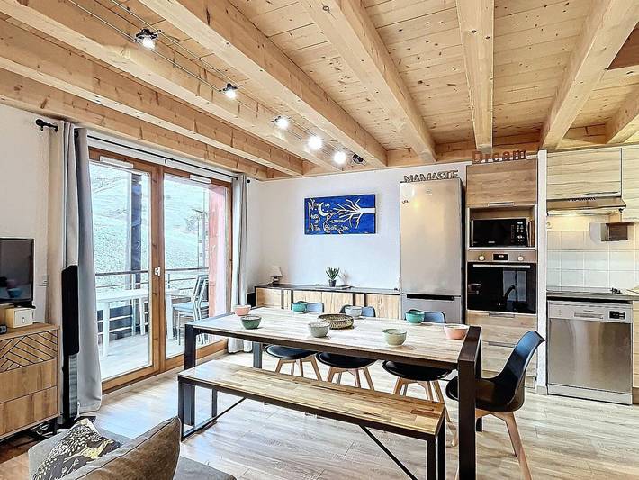 Chalet pour 10 personnes, avec Balcon et Piscine dans Le Corbier