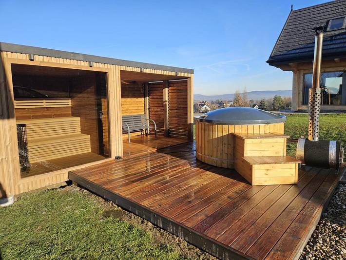 Chalet für 10 Personen, mit Sauna und Garten sowie Whirlpool - 1